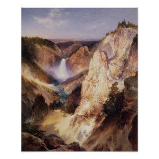 Great Falls Of Yellowstone Print