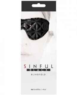 Sinful Black Blindfold (Pack Of 2) Health & Personal Care