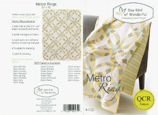 Metro Rings Modified Double Wedding Ring Quilt Pattern No. 402 By Sew Kind of Wonderful