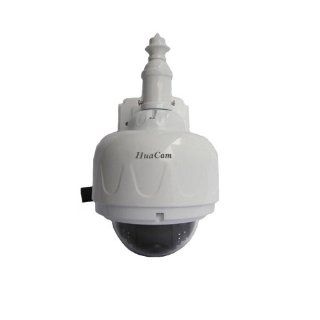 Huacam HCV406 Outdoor Pan/Tilt IP Camera with 2 Way Audio, CCD Sensor，IP66 Waterproof Enclosure, 30ft Nightvision, Pan 355 Tilt 90  Camera And Photography Products  Camera & Photo