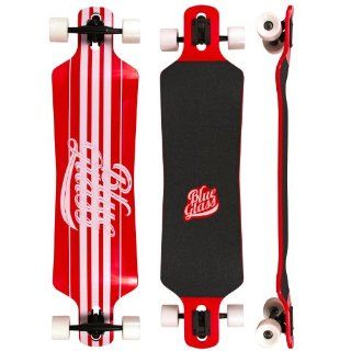New Blueglass Redline 10x40 Drop Through Drop Down Downhill Longboard USA Made  Longboard Skateboards  Sports & Outdoors