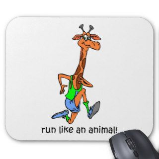 Funny running mouse mats