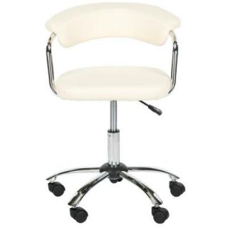 Safavieh White Pier Desk Chair FOX8502A