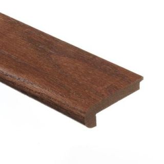 Zamma Artisian Hickory Sepia 3/8 in. Thick x 2 3/4 in. Wide x 94 in. Length Hardwood Stair Nose Molding 01438608942507