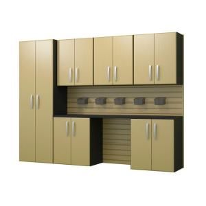 Flow Wall Cabinet System in Maple (7 Piece) FCS 9612 6M 7M