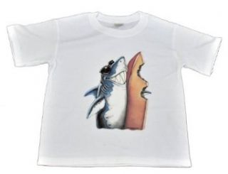 Sun Turtle Boys Shark Smile Solar Design T Shirt Small White Novelty T Shirts Clothing