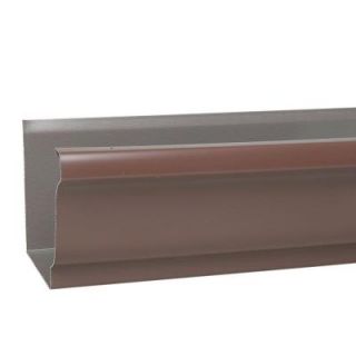 Amerimax Home Products 5 in. x 10 ft. Galvanized Steel K Style Gutter Brown 3200719120