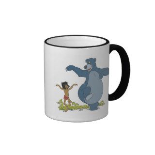 Jungle Book Mowgli and Baloo dancing Disney Mug