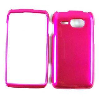 Kyocera C5133 Hot Pink Glossy Case Accessory Snap on Protector Cell Phones & Accessories