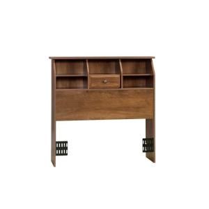 SAUDER Shoal Creek Collection Oiled Oak Twin size Bookcase Headboard 411904