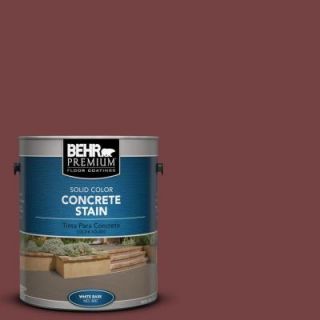 BEHR Premium 1 Gal. #PFC 04 Tile Red Solid Color Concrete Stain 83001