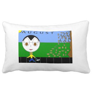 Boy  Month of the Year Throw Pillows