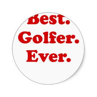 Best Golfer Ever Sticker