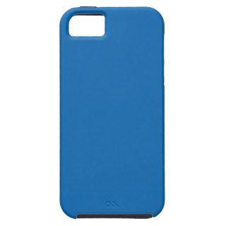 Crayon Blue Solid Fashion Color iPhone 5 Case