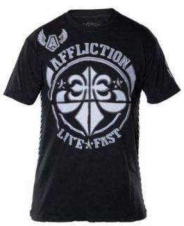 Affliction Men's Stacker, Black, X Large at  Mens Clothing store