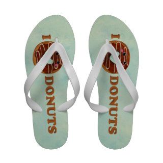 I love Donuts Sandals