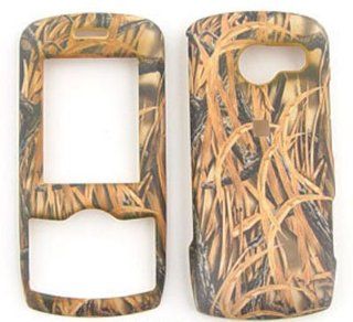 LG Lyric MT375   Camo/Camouflage Hunter, w/ Shedder Grass   Hard Case, Snap On Cover Cell Phones & Accessories
