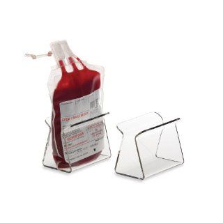 Clearform ML9615 CL Clear Acrylic Blood Unit Boot Stand, 3.125" H x 2.375" W x 4" L (Pack of 6) Science Lab Support Stands
