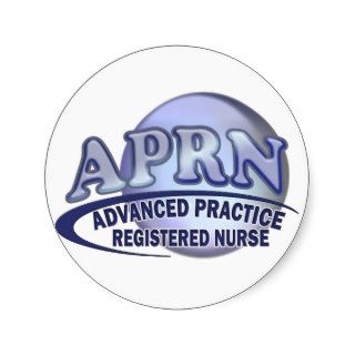 APRN  LOGO  Advanced Practice Registered NURSE Sticker