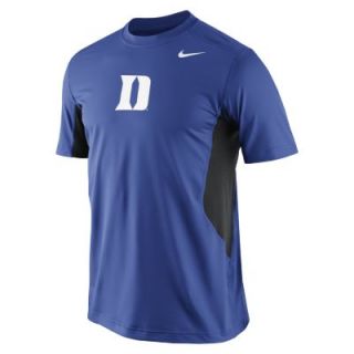 Nike Pro Combat Hypercool Logo (Duke) Mens Shirt   Blue