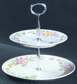 Lenox China Sketchbook 2 Tiered Serving Tray (Dp, Sp), Fine China Dinnerware   T