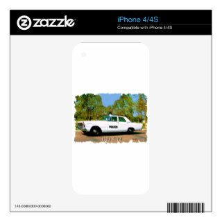 1965 Ford.Police car Skins For The iPhone 4S
