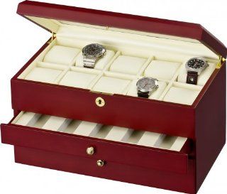 Auer Accessories Gaia 425CM Watch Box For 25 Watches Cherry Wood (matt) Watches