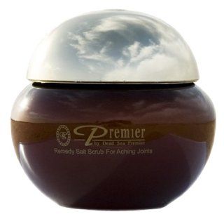 Premier Dead Sea Remedy Salt Scrub for Aching Joints, Salt Scrub, Brown Jar, 425 Grams  Body Scrubs  Beauty