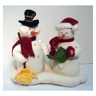 Hallmark Animated Caroling Snowmen   Decorative Hanging Ornaments