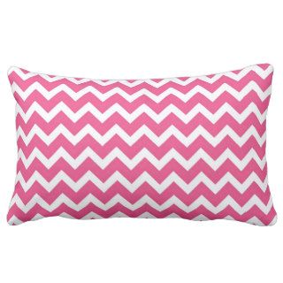 Hot Pink Chevron Pillow
