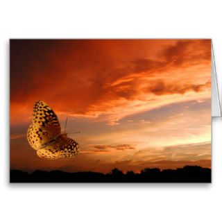 Fly away greeting card
