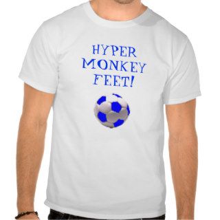 soccerblue t, HYPER MONKEY FEET Shirt