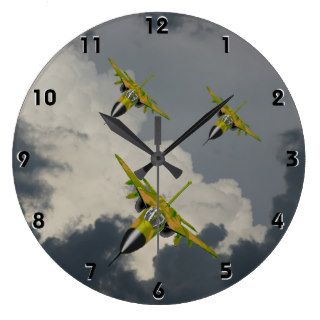 F111 FIGHTERS IN YOUR FACE CLOCKS