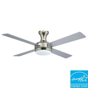 Yosemite Home Decor Ansel 52 in. Ceiling Fan in Brushed Nickel Finish with Plywood Blades DISCONTINUED ANSEL BN