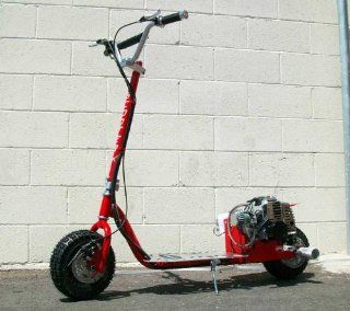 ScooterX Dirt Dog 49cc Gas Scooter * Can ride doubles and do stunts  Sports Scooters  Sports & Outdoors