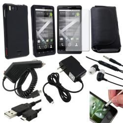 8 piece Case/ Charger/ Headset/ Accessories for Motorola Droid X Eforcity Cell Phone Chargers