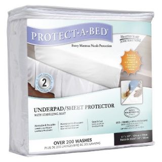 Protect A Bed Underpad / Sheet Protector with Stabilizing Skirt
