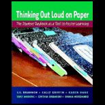 Thinking Out Loud on Paper The Student Daybook as a Tool to Foster Learning
