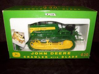 1/16th Ltd. Ed. John Deere 430 Crawler With Blade & 1/64th GOLD 430 Toys & Games