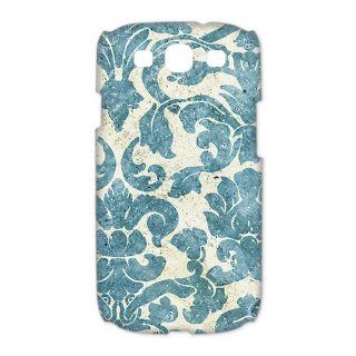 Custom Vintage Floral 3D Cover Case for Samsung Galaxy S3 III i9300 LSM 3713 Cell Phones & Accessories