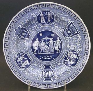 Spode Traditions Series Luncheon Plate, Fine China Dinnerware   Blue Room Collec