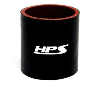 HPS (HTSC 432 BLK) Black 4 5/16" Straight Silicone Hose Coupler Automotive
