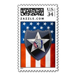 2nd Infantry Division CSIB Postage Stamps