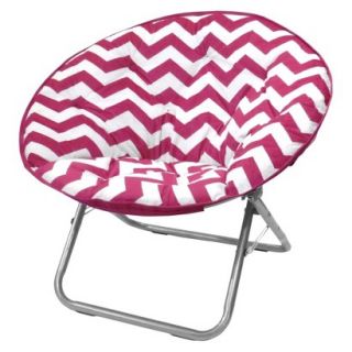 Dish Chair Seventeen Chevron Saucer Chair   Pink