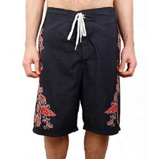 Chaps Mens Swim Trunks Boardshorts 31606R 433Navy L at  Mens Clothing store