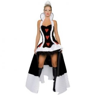 Enchanting Queen of Hearts Costume   Small/Medium   Dress Size 2 6 Toys & Games