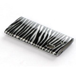 Luxmo Snap On Cover for iPod nano (5th gen.), Zebra Stripes (Silver/Black) Electronics