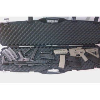 Plano Single Scoped or Double Non Scoped Rifle Case  Hard Rifle Cases  Sports & Outdoors