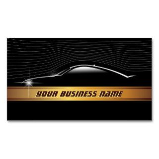 Speedy Car Outline Auto Repair Business Cards