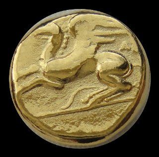 Greece Abdera Drachm 386 375 BC, 24K Gold Plated Reproduction  Collectible Coins  
